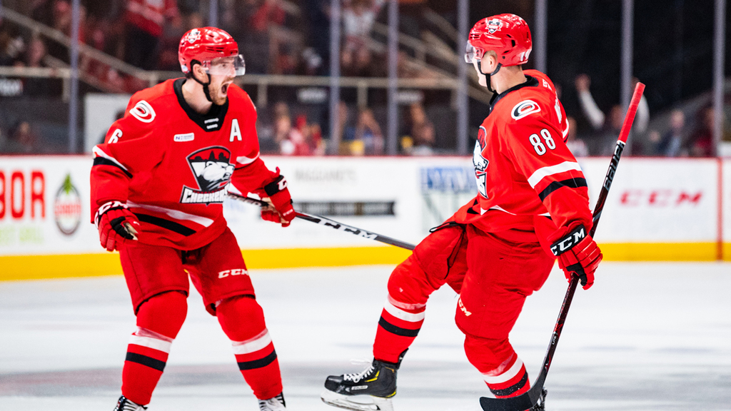 Checkers rout Hershey 7-3 to extend series lead