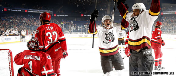 Charlotte Checkers at Chicago Wolves