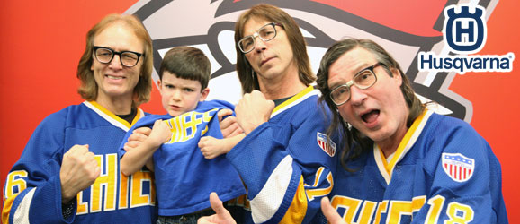 Charlotte Checkers Old Time Hockey Weekend with the Hanson Brothers