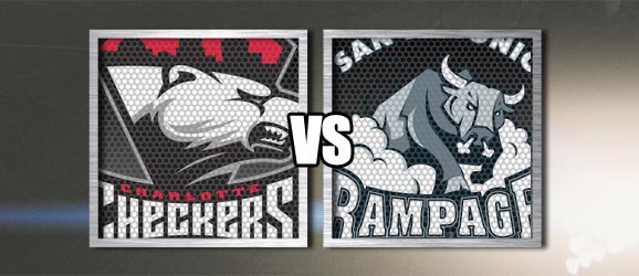 Charlotte Checkers vs. San Antonio Rampage