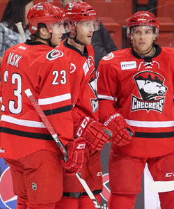 Charlotte Checkers first line