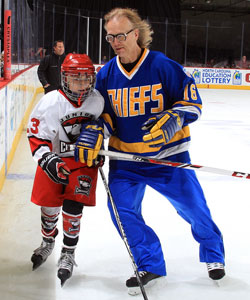 Hanson Brothers at Old-Time Hockey weekend