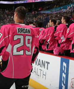 Charlotte Checkers Pink in the Rink”><a target=