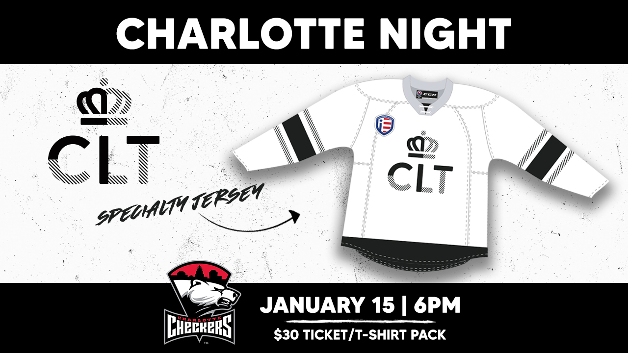 Charlotte Checkers Charlotte Night jersey